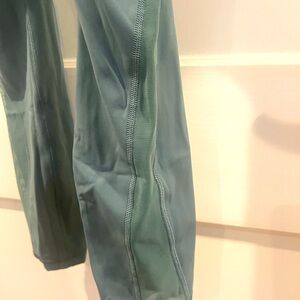 Lululemon leggings. Like new. Mesh at sides of bottom of leg.
